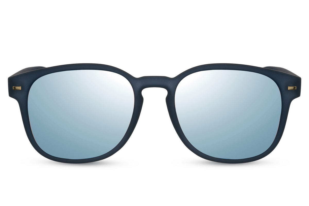 Γυαλιά ηλίου unisex με μπλε καθρέφτη και μπλε σκελετό 2779