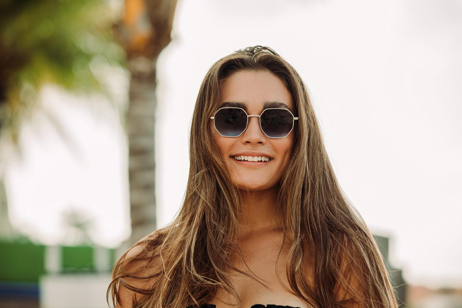 Γυαλιά ηλίου unisex στρογγυλά με μπλε φακό και ασημένιο σκελετό blue2886_b