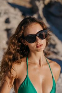 Cateye μαύρος σκελετός μαύρος φακός 6416 Cateye μαύρος σκελετός μαύρος φακός 6416