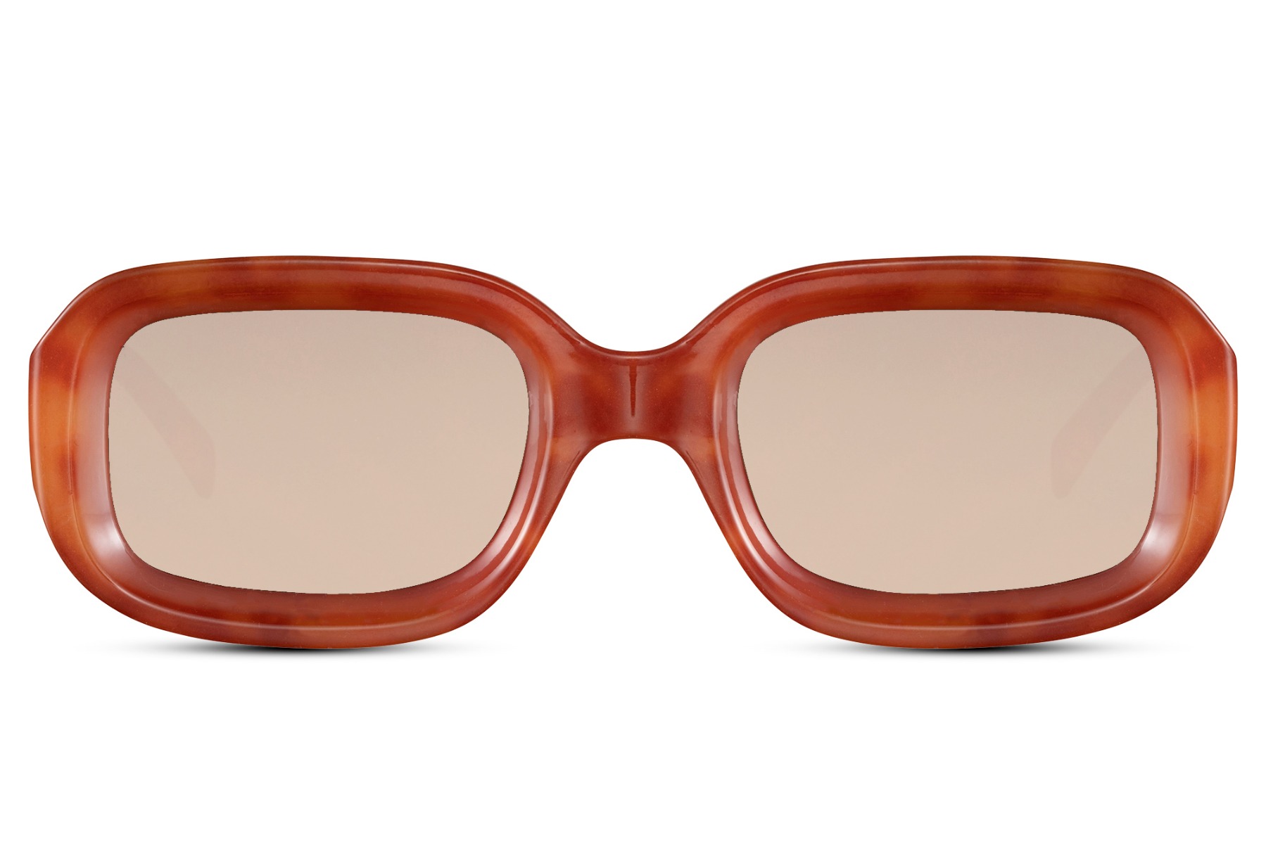 Γυαλί Oval unisex κόκκινο μαύρος φακός 2952