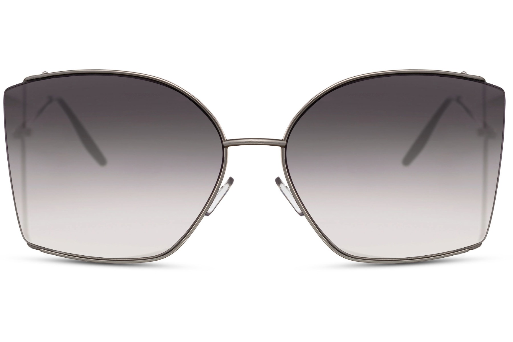 Γυαλί Oversized χρυσός σκελετός μαύρος φακός 6261